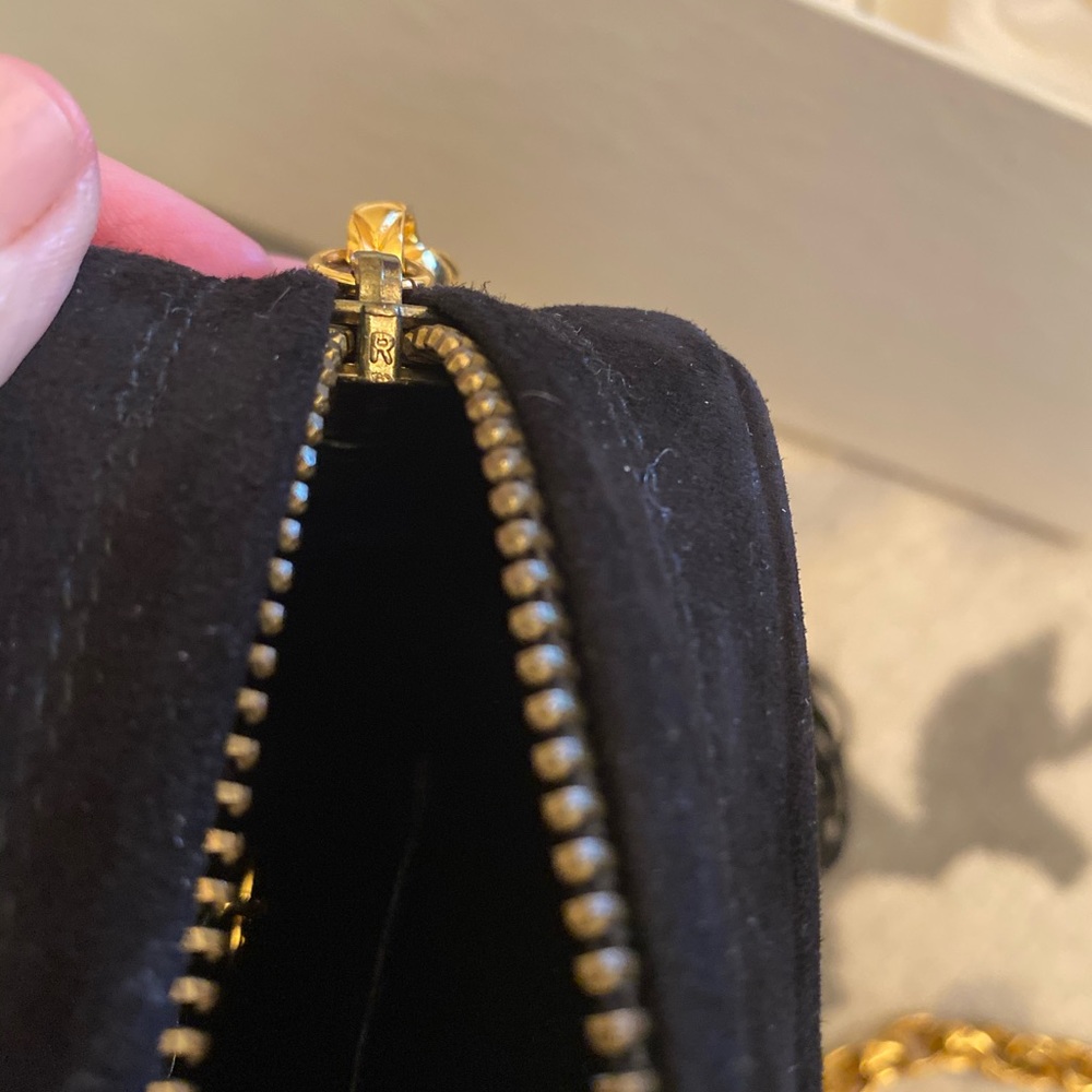 Vintage Authentic Chanel Black Suede Purse - Picture 8 of 16